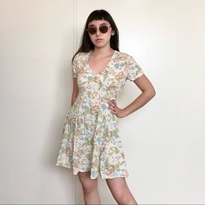 Cotton On Tropical Floral Skater Dress